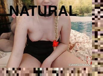 Perfect Blonde Slut Teasing On Webcam