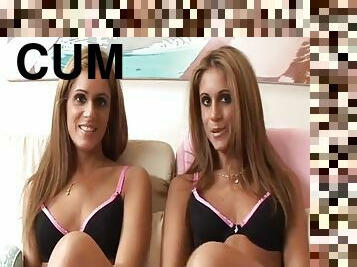 The love twins love the taste of cum