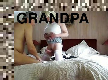 Grandpa fucks a tranny