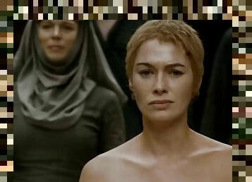 Lina hedi nude as cersei in the game of thrones