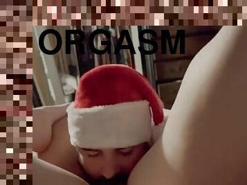 Sexxxy Santa eating Ms. Claus Wet Pussy