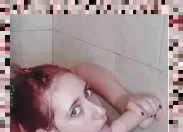 ShyyFxx shower with me and fuck me in the shower! jerk off instruction