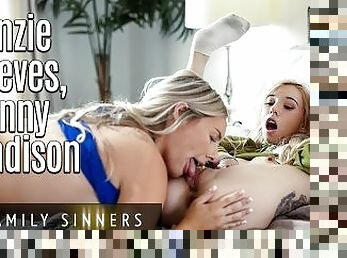 FAMILY SINNERS - Pure Passion & Dripping Wet Lesbian Play With Kenzie Reeves And Bunny Madison