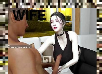 Unfaithful wife and her husbands boss - 3D hentai uncensored V453