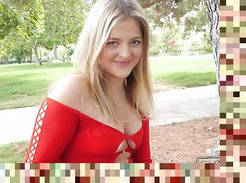 Cute teen Jill Taylor is ready for deepthroat sex