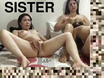 I was bored and I found my stepsister fucking her girlfriend