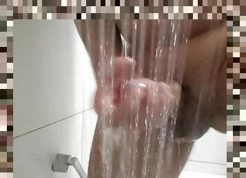 Hand job in the shower