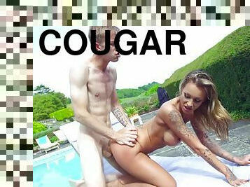 Lewd cougar pornstar Chantelle Fox xxx video