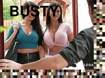 Busty lesbian bombshells Jasmine Jae & Ania Kinski swallow realtor's cock GP251 - PornWorld