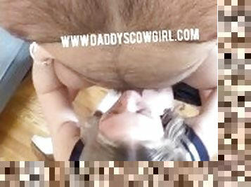 Tiktok school girl sucking daddy  daddyscowgirl