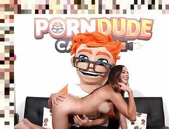 The PornDudeCasting Reality: Raina Rae's Ultimate Test of Blowjob Skills and Big Dick Riding!