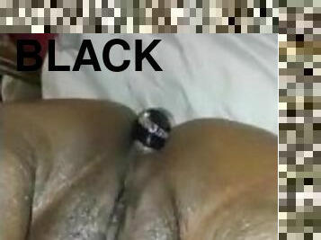 Anal Play With Black Toy
