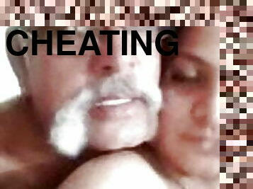 Cheating wife sucking boss&rsquo; cock deepthroat