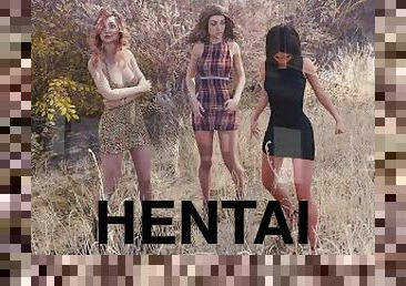 pēdas, anime, hentai