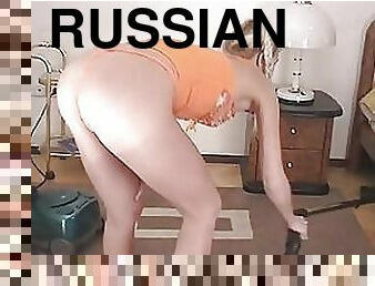 Perfect Russian Blonde Sucks Cock and Then Gets Fucked and Facialized