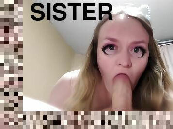 Extreme Sloppy Deepthroat And Cum In Mouth My Stepsister 