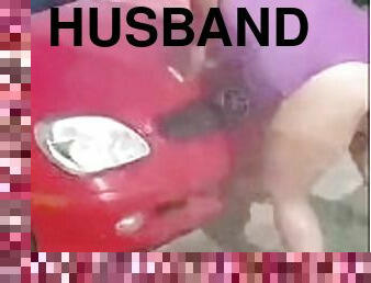 Hardywood Washing Husband Car BBW!!! She Still Seeking a Cute BF with Big Dick!!!$