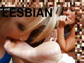Lesbian Foot Worship Threesome