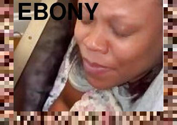 Freaky Ebony Cougar Deepthroat