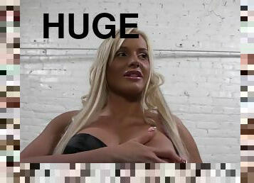 Sexy Solo Model Jordan Shows Off Her Huge Fake Tits