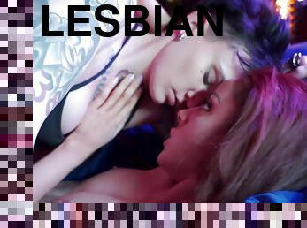 Nikki Hearts & Vanna Bardot in Vanna Bardot Gets Dyked Down Under Neon Lights - GenderFlux