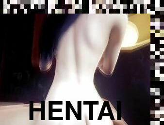 Hinata hyuga gets her ass slapped tremendously