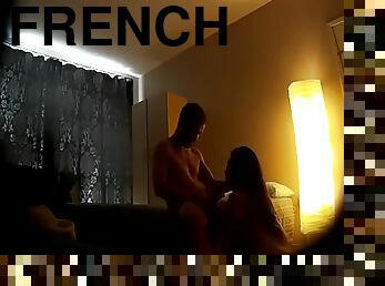 French Amateur Couple Sex After Work