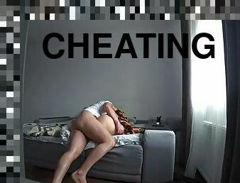 Real cheating. Cheeky friend fucked his wife for debts