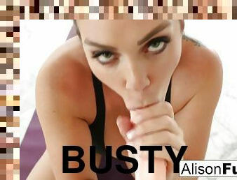 Alison Tyler In Is A Busty Yoga Instructor!