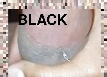 Young black cock preuming