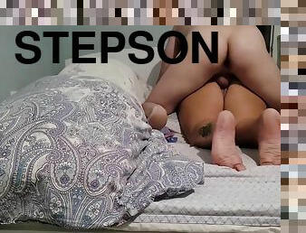 My Stepson Fucked Me Right In Front Of My Husband! Cuckold Stepdad Taboo