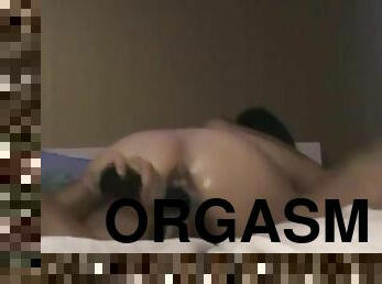 extrem, orgasm, fitta-pussy, kvinnligt-sprut, amatör, anal, milf, creampie, dubbel, dildo