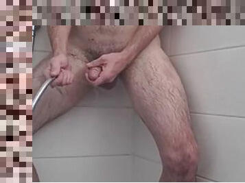 Filling bladder with water, piss and cum