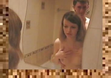 Reality Vid of a Horny Couple Fucking in the Bathroom