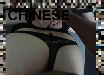 Chinese halloween bondage pleasure slave used by BBC