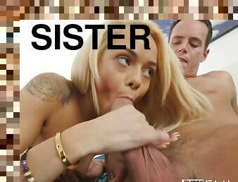 Step-brother Gives Step-sister Sex Tips - Elsa Jean