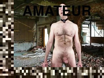 Male Exhibitionist Demonstrates Various Masturbation Methods Until He Cums
