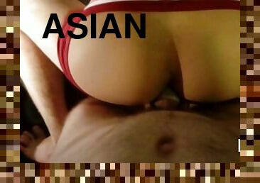 Asian student in jockstrap