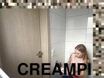 AO-Faschingsflittchen! Creampie-Quicky mit Nervenkitzel