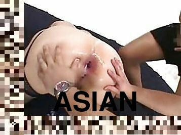 Asian MILFs Get Their Asses Fisted and Receive a Juicy Anal Bukkake