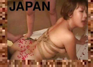 Japanise Babe Fetish Threesome Bondage Action