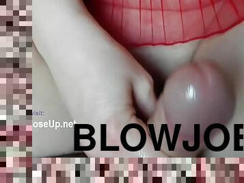 Starts With A Closeup Blowjob Then Masturbate The Clit Till Orgasm With The Cock Inside And Ends With Cumshot And Creampie 10 Min