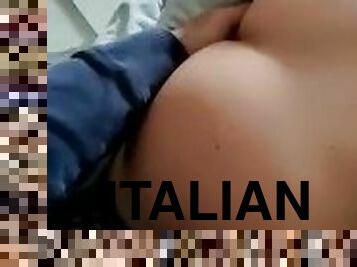 traseiros, masturbação, amador, anal, mulher-madura, italiana