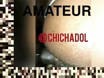 Haitian female artist pee on my dick