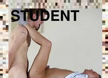 Students Josh Jared and Daniel Johnson anal fuck and cum