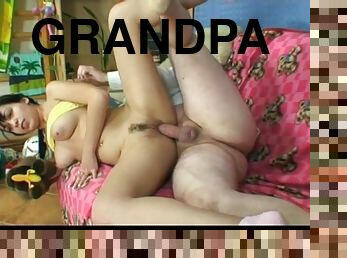 grandpa in love with cute busty teen
