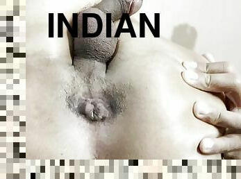 Indian twink brown ass spread