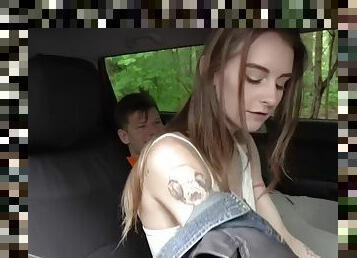 Euro student driver sucking instructor before fucking