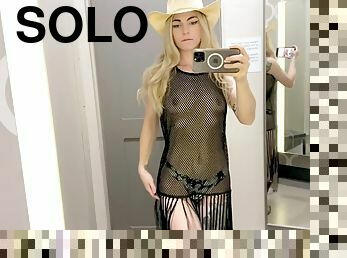 See through lingerie try on on tour