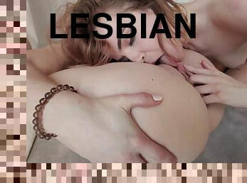 Talented lesbian beauties eat pussy and ass erotically